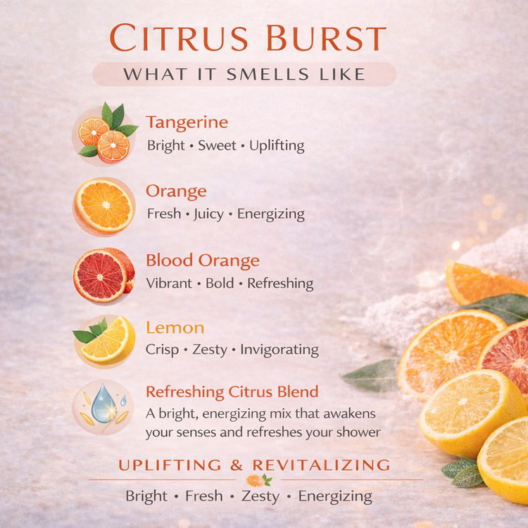 Citrus Burst Shower Steamers – 6 Pack