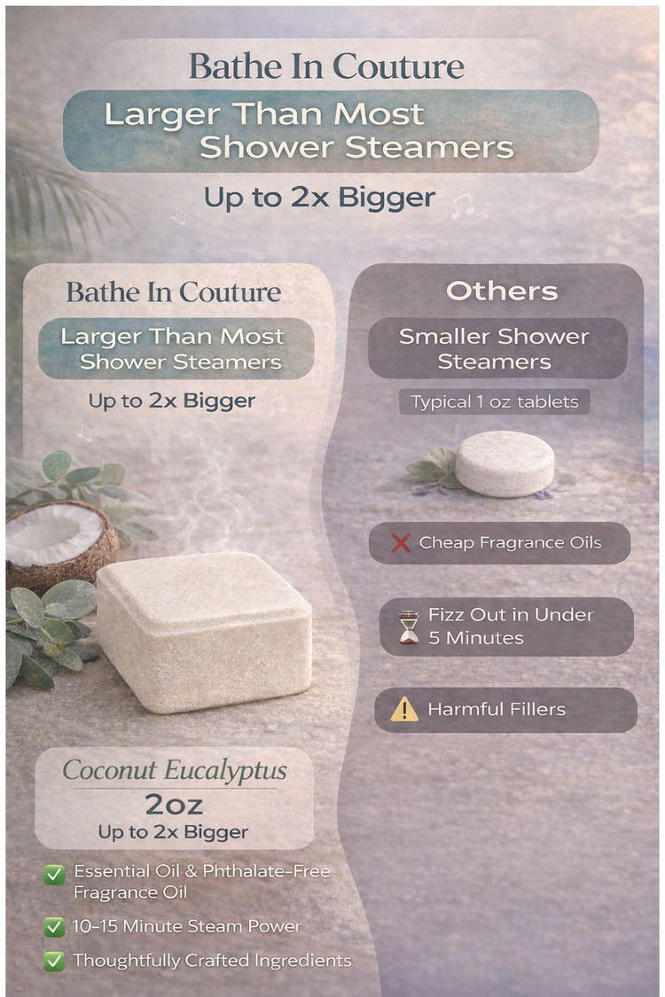 Coconut Eucalyptus Shower Steamers – 6 Pack