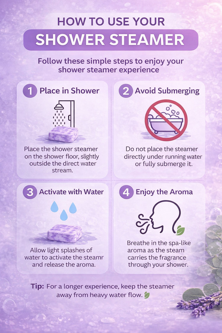 Lavender Vanilla Shower Steamer