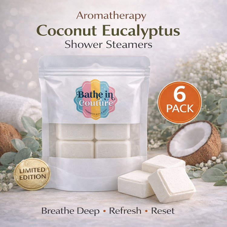 Coconut Eucalyptus Shower Steamers – 6 Pack